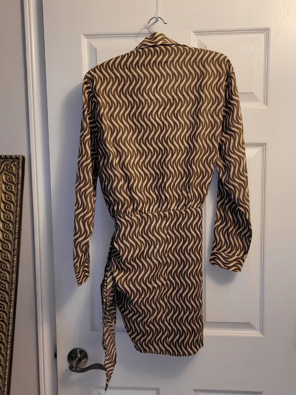 😎😎😎🎉NWT🎉Zara The Zoe Wrap Mini Dress - Picture 4 of 7